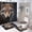 AA-3, variant on Fierce Tiger Roar Shower Curtain Waterproof Bathroom Curtain Set with Hooks Home Decor Bathroom Curtains 4pcs