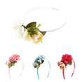 thumbnail image 4 of Diadema Floral Hecha a mano Sunnimix Accesorios para el Cabello Rosa, 4 of 8