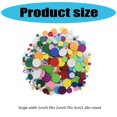 thumbnail image 3 of 160 Pcs Round Foam Sticker Adhesive Sticker Glittering Dot Decal Colorful Wall Sticker for Cards Party Decoration, 3 of 4