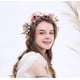 thumbnail image 2 of Corona de flores de Margarita, corona Floral, diadema, corona para el pelo, guirnalda de flores, tocado Floral bohemio con cinta para fiesta de bodas, 2 of 5