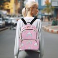 thumbnail image 7 of FORMRS Mini Backpack Purse for Women Quilted Travel Daypack Casual Shoulder Bag, Ice Cream Rainbow Pattern, 7 of 7