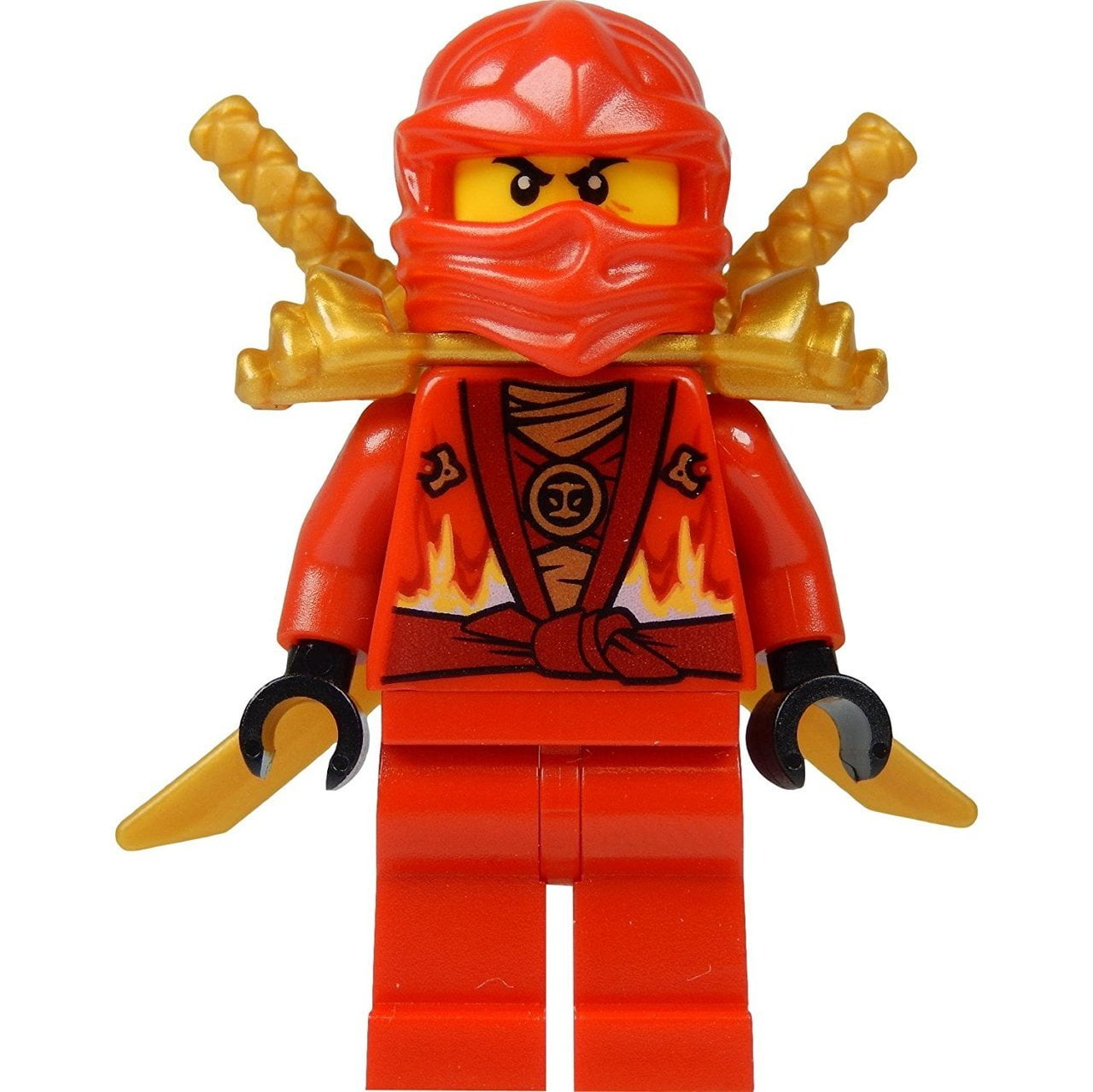 LEGO® Ninjago Kai Minifig (Red Ninja) with Two Gold Swords Limited