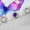 thumbnail image 4 of Manfei Girls Butterfly Animal Black Out Curtains, Pink Cherry Blossoms Curtains Pack of 2 (42x63 Each), Kawaii Princess Style Bedroom Curtains, Living Room Curtains Decor, 4 of 6
