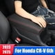 thumbnail image 2 of Cubierta de la caja del reposabrazos de la consola central del coche para Honda CRV 6th Gen 2023 2024 2025 CR-V accesorios de Funda de cuero de microfibra híbrida, 2 of 5