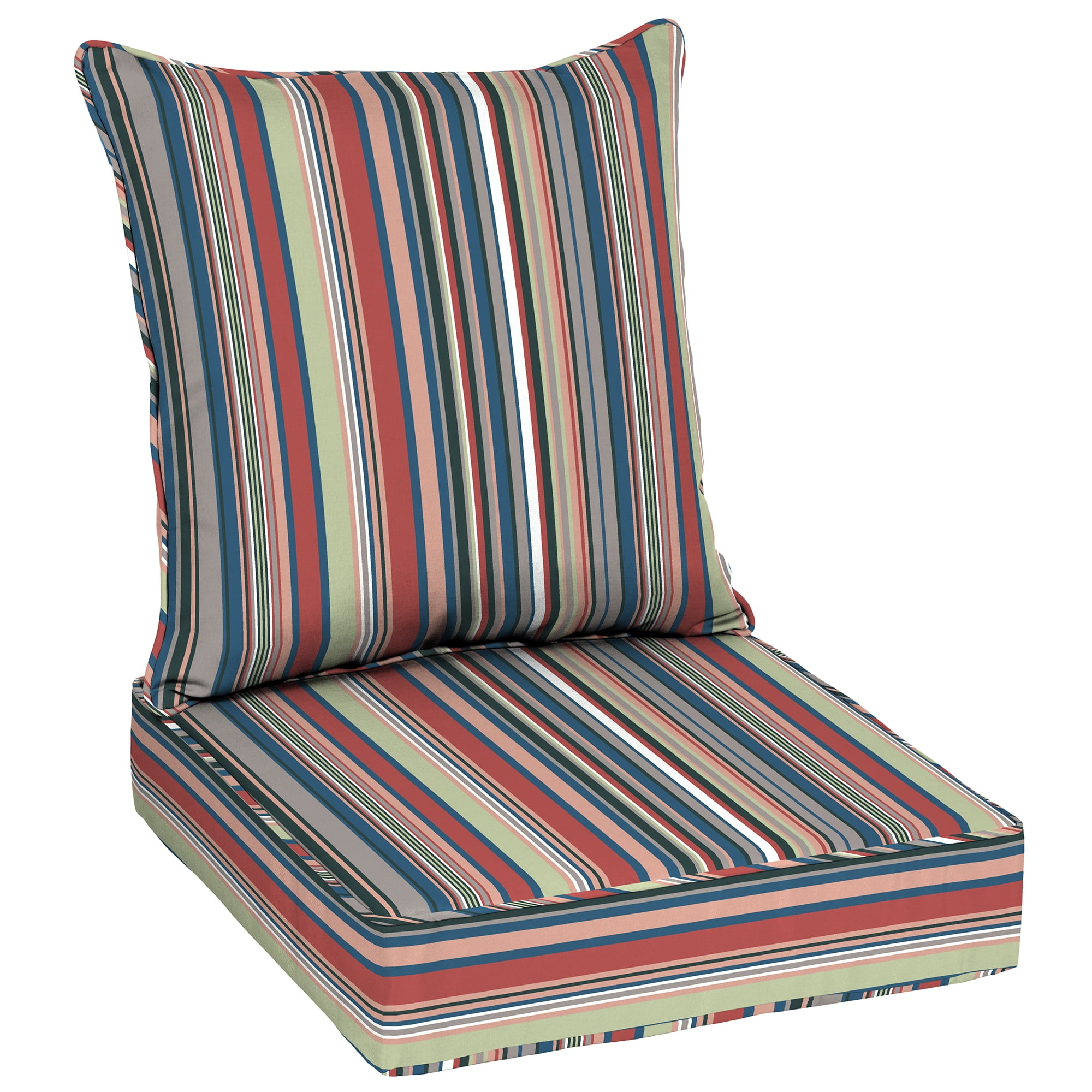 Better Homes Gardens 48 X 24 In Blue Outdoor Deep Seating Cushion Set