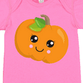thumbnail image 4 of Inktastic Smiling Pumpkin, Orange Pumpkin, Halloween Boys or Girls Baby Bodysuit, 4 of 5