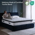 thumbnail image 3 of Blinddarm Full Mattress, 10 inch Hybrid Memory Foam Mattress in a Box, Individual Pocket Spring, Medium Firm, CertiPUR-US, 3 of 9