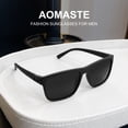 thumbnail image 6 of AOMASTE Polarized Sunglasses for Men Square Lightweight Frame Sun Glasses UV400 Protection for Driving Fishing Golf, 6 of 7