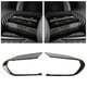 thumbnail image 1 of Embellecedor Del Botón Del Volante, Cubierta Del Botón Del Volante Del Coche, 2 Piezas, Estilo De Fibra De Carbono Para Coche, 1 of 7