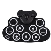 Suodoka Electronic Roll Up Drum Tabletop Practice Pad Built-in Speaker Battery For Kids 17.7 inches / 45 cm