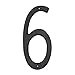 thumbnail image 3 of Montague Metal Products THN-6 10 In. Textured Modern Font Individual House Number 6, 3 of 3