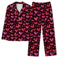 thumbnail image 4 of Purcolt Pajamas for Women Set Long Sleeve Button Down Sleepwear Soft Pjs Sets 2 Piece Lounge Sets with Pocket, 4 of 5