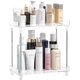 thumbnail image 1 of 2 Piece Shower Organizer, Wall Floating Shelf, Clear Wall Mounted Organizer for Bathroom Storage and moreAcrylic No Drill Wall Mount Adhesive Shelf, 1 of 5