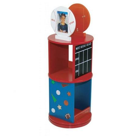 Levels of Discovery All Star Sports Revolving 34.5'' Bookcase