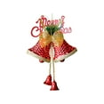 thumbnail image 2 of Zawou Christmas Bells Gold Ornament with Elegant Design, Sparkling Finish, and Indoor Holiday Décor for Tree, Garland, Mantel, or Seasonal Celebration, 2 of 6