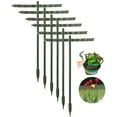 thumbnail image 2 of Climbing Small Plants Plastic Stake 6pcs Support Ring Garden Semi-circular Flowers And Vegetables Lattice, 2 of 10