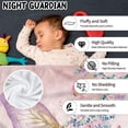 thumbnail image 3 of Butterfly Floral Throw Blanket Gifts for Girls, Watercolor Butterfly Flowers Soft Cozy Flannel Blanket for Kids, 40 x 50 Inch Pink Purple Butterfly Spring Fuzzy Blanket for Women Couch Bed Bedroom, 3 of 6