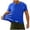 *Blue, variant on VBVC Men's Breathable Stretch Athletic T-Shirt , Performance Workout Tops For Men,Black,S-4XL