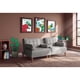thumbnail image 1 of Sofá Cama Makora Queen Con Memory Foam, Color Gris Claro, Lino Respaldo Reclinable De 3 posiciones., 1 of 8
