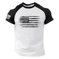 thumbnail image 2 of Caqnni 3D American Flag and Shirt USA Flag T-Shirt Patriotic Shirt Men's Graphic Tees Shirts for Men Patriotic T Shirt (Z02-White,M), 2 of 4