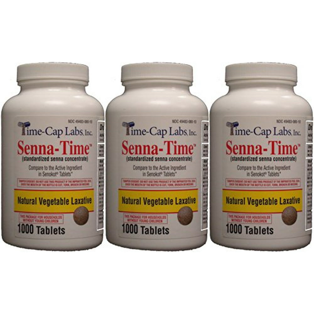 Senna Time Generic Natural Vegetable Laxative Gently Relief 8 6 Mg 1000