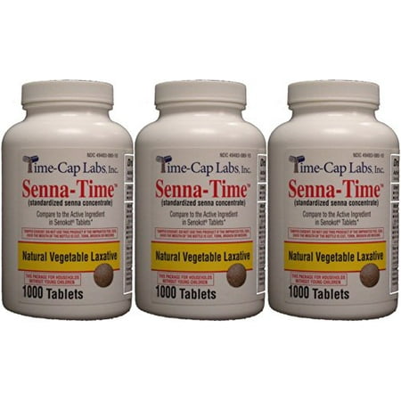 Senna Time Generic Natural Vegetable Laxative Gently Relief 8.6 Mg 1000 (Best Time To Take Laxative For Weight Loss)