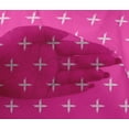 thumbnail image 4 of oneOone Viscose Chiffon Fabric Plus Sign Kasuri Print Fabric By The Yard 42 Inch Wide, 4 of 4