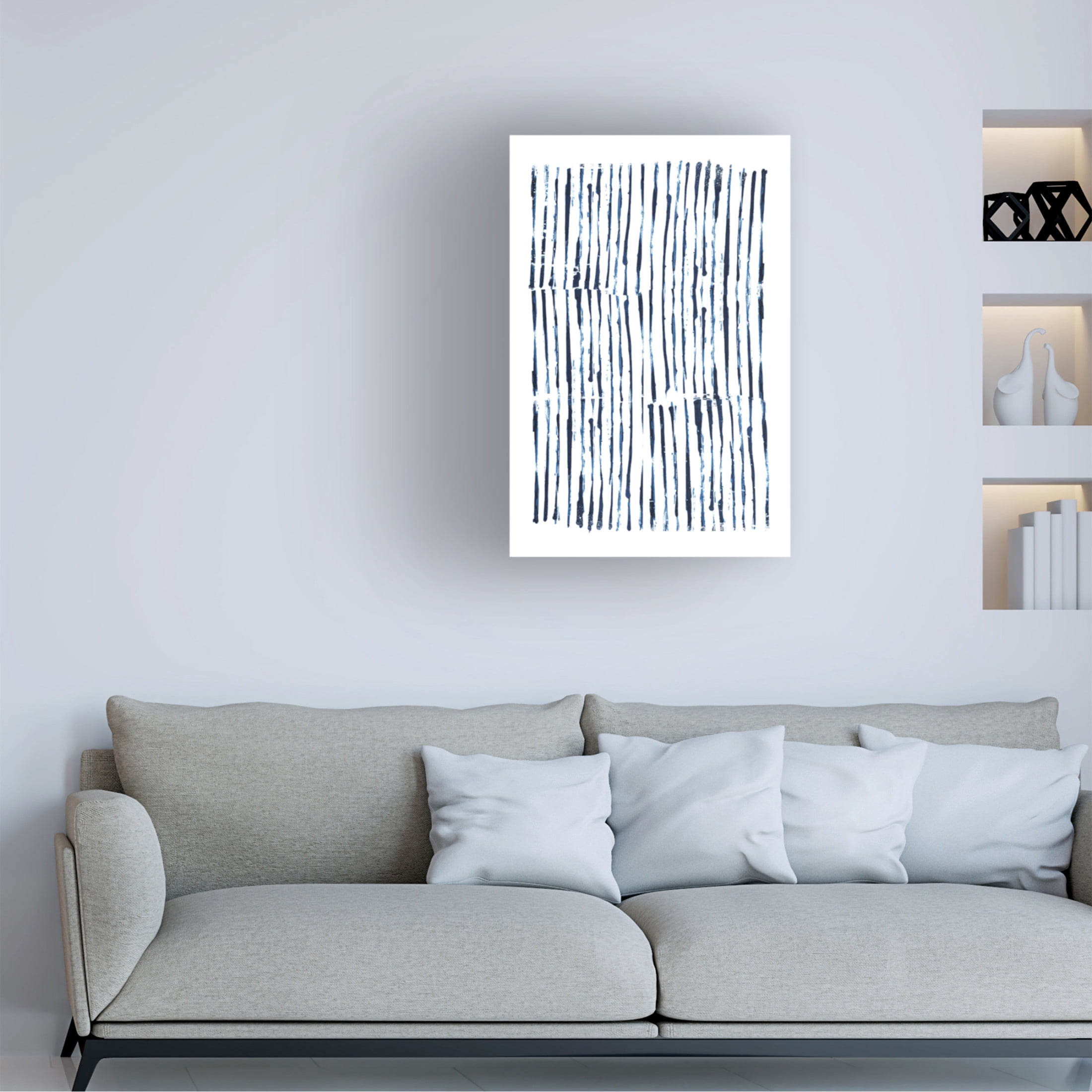 Trademark Fine Art Dan Hobday Minimal Marks Canvas Wall Art