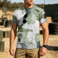 thumbnail image 2 of Men's Quick Dry Camo T Shirts Athletic Running Gym Workout Short Sleeve Tee Shirts for Men, 2 of 7