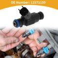 thumbnail image 2 of Inyector de combustible No. 12571159 Boquilla de combustible para Cadillac CTS 3.6L 04-07 Negro Coincidencia de flujo, 2 of 7