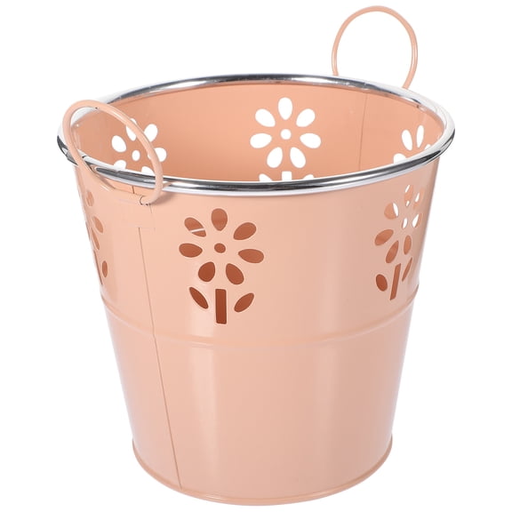 unbranded  Container for Flower Arrangement Indoor Plant Pot Bucket Large Khaki