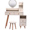 thumbnail image 4 of American White Oak Shade - Fashionable Vanity Set - Dressing Spot - Add Style, 4 of 6