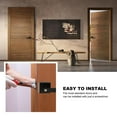 thumbnail image 3 of 15-Pack Heavy Duty Closet Door Handlesets - Modern Square Panel Design with Privacy Door Knob & Black Exterior Door Handle - Perfect for Bedroom, Bathroom & Hallway, 3 of 8