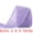 Purple, variant on Unique Bargains Faux Burlap Ribbon for Elegant Gift Decoration Green 4.9 Yard
