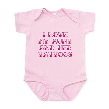 

CafePress - I Love My Aunt And Her Tattoos Infant Bodysuit - Baby Light Bodysuit