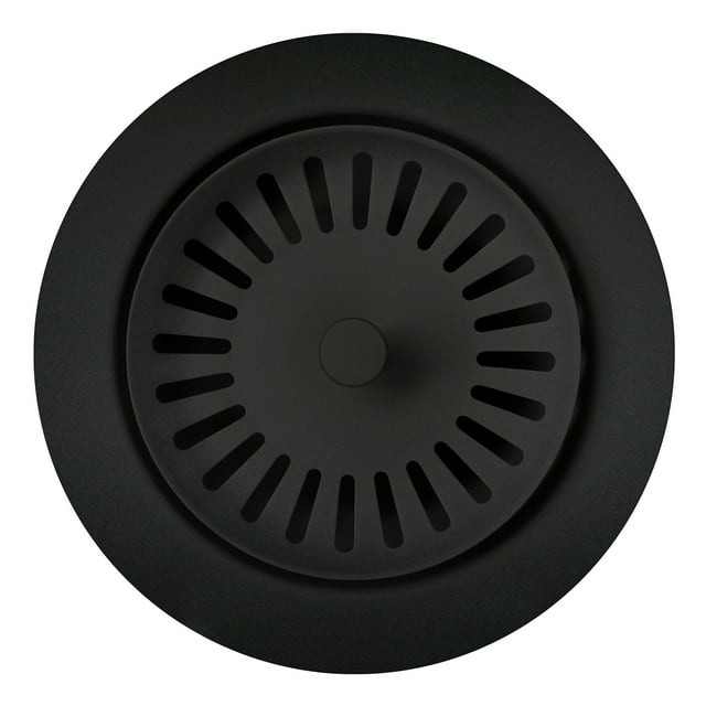 Color-Coordinated Metal Basket Strainer - Coal Black