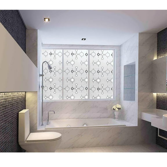 WHAMVOX Sunshade Window Paper DIY Window Film 100.00X45.00X0.01CM