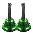 thumbnail image 1 of 2Pcs Christmas Metal Hand Bells Xmas Party Dinner Ringing Bell for Festive, 1 of 8