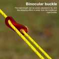 thumbnail image 3 of LJNYFDC Reflective Camping Rope Outdoor Windproof Rope Ultralight Tent Cord with Adjuster Tensioner Wear Resistant Super Tensile Strength Reflective Camping Rope, 3 of 7
