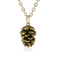 thumbnail image 2 of AYYUFE Vintage Women Pine Cone Shape Pendant Thin Chain Necklace, 2 of 7