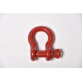 thumbnail image 3 of 5/8" Lift Tow Bow Shackle D-Ring w 3/4" Screw Pin WLL 7000 lbs 3.25T Multi-Color - SHACKLE: Black PIN: Black - 1, 3 of 6