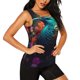 thumbnail image 2 of Balery Colorful Flower Bird Camiseta sin mangas estampada ligera para mujer, tops de entrenamiento sin mangas, camisetas de yoga transpirables de secado rápido.-XX-Large, 2 of 7