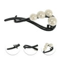 thumbnail image 2 of Unique Bargains 1 Pc Fashion 4 Beads Hair Clips for Home Black Beige, 2 of 5