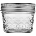 thumbnail image 2 of Ball 4-Ounce Quilted Crystal Jelly Regular Mouth Jars with Lids and Bands, Set of 12, 2 of 6