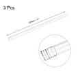 thumbnail image 2 of Plastic Pipe Rigid Tube Clear 0.16"(4mm) ID 0.2"(5mm) OD 17" (425mm) for Lighting, Water Plumbing, Pack of 3, 2 of 6