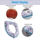 thumbnail image 3 of Funda para asiento de inodoro con cremallera, gruesa, cálida y suave, con asa, lavable, de franela de tamaño estándar, 3 of 6