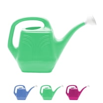 Bloem Classic 2 Gallon Plastic Watering Can - Indoor/Outdoor with 256 Fl Oz Capacity, Removable Nozzle, Mint Green