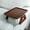 Brown-Regular 13.75 x 9.5"-Bamboo Rectangular, variant on Trayble Couch Arm Table Clip On Tray Sofa For Couches. Tv Dinners Remotes Drinks Snacks And Small Spaces - 15.75 X 11inch Brown