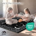thumbnail image 4 of ODIKA 4'x6' Machine Washable Non-Slip Area Rug, Whimsical Halloween Themed High Traffic Rug, Black, 29636, 4 of 7