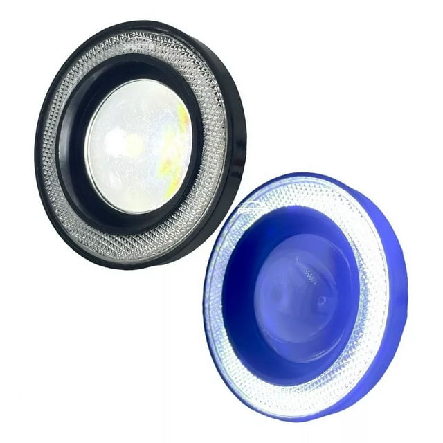 Par De Faros Antiniebla Led 3.5 Pulgadas - Ojo De Ángel Moto